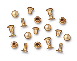 TierraCast Gold (plated) Compression Rivet Set 4mm