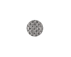 Lillypilly Black Reeds Anodized Aluminum Disc 11mm, 22 gauge