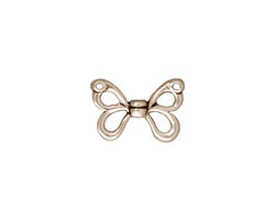 TierraCast Antique Silver (plated) Butterfly Wings 15x11mm