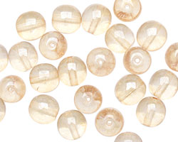 Czech Glass Luster Transparent Champagne Round 8mm