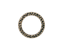 TierraCast Antique Brass (plated) Large Hammertone Ring 19mm