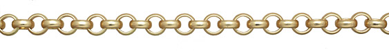 Satin Hamilton Gold (plated) Rollo Chain