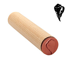 Conch Shell Mini Rubber Stamp 9x16mm