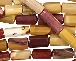 Mookaite 6 Sided Barrel 15-32x8-13mm