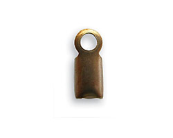 Vintaj Natural Brass Crimp End 8mm