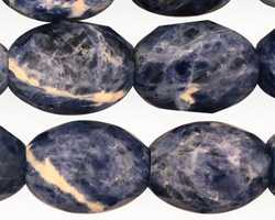 Sodalite Faceted Nugget 19-21x14-17mm