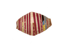 African Paper (magenta, white, stripe) Rice 24-26x16-17mm