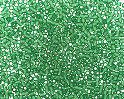 TOHO Transparent Frosted Grass Green Treasure #1 Seed Bead