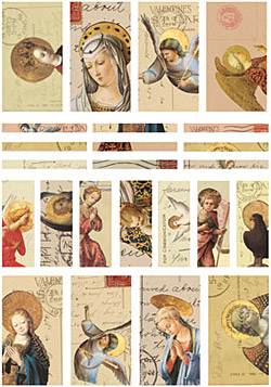 Nunn Design Angels Channel Bead Collage Sheet
