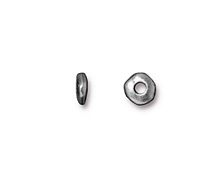 TierraCast Antique Pewter (plated) Large Hole Nugget Heishi 7mm