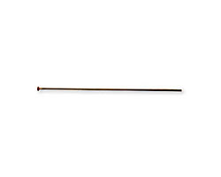 Vintaj Natural Brass Pearl Headpin 1.5" - 24 gauge