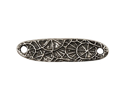 Green Girl Pewter Dianthus Link 33x9mm