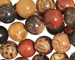 Palm Jasper Round 10-11mm