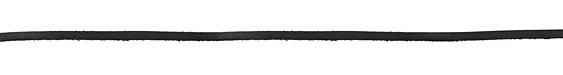 Black Deertan Leather Lace 3mm