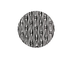 Lillypilly Black Reeds Anodized Aluminum Disc 25mm, 22 gauge