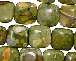 Rhyolite Puff Square 14mm