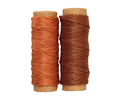 Brown/Orange Hemp Twine 10 lb, 29 ft x 2 colors