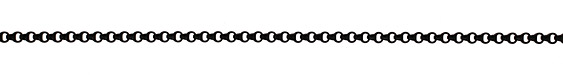 Matte Black (plated) Figure 8 Box Chain