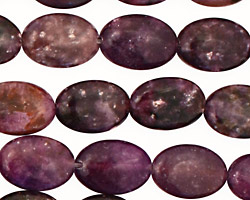 Lepidolite Flat Oval 14x10mm