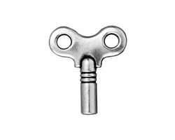 TierraCast Antique Silver (plated) Winding Key Charm 19x22mm