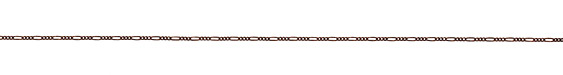 Antique Copper (plated) Figaro Chain