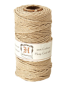 Natural Hemp Twine 48 lb, 205 ft