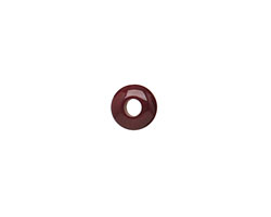 Tagua Nut Merlot Large Hole Rondelle 3x8mm