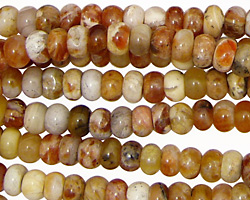 Brandy Opal Rondelle 6mm