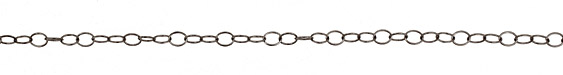 Gunmetal Oval Cable Chain