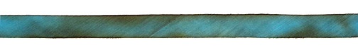 Copper Patina Hand Dyed 100% Silk Ribbon 7/16"