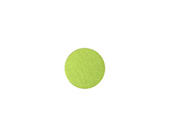 Lillypilly Lime Green Anodized Aluminum Disc 11mm, 24 gauge