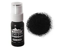Adirondack Pitch Black Acrylic Paint Dabber 29ml