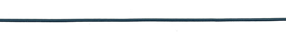 Iris Blue Round Leather Cord 2mm