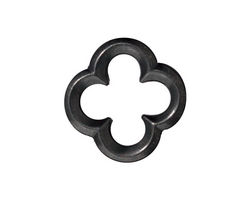 TierraCast Gunmetal Large Quatrefoil Link 21mm