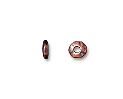 TierraCast Antique Copper (plated) Large Hole Nugget Heishi 7mm