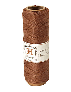 Light Brown Hemp Twine 10 lb, 205 ft