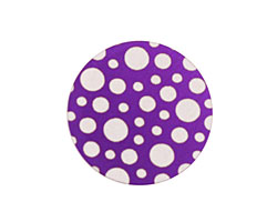 Lillypilly Purple Scattered Dots Anodized Aluminum Disc 25mm, 24 gauge