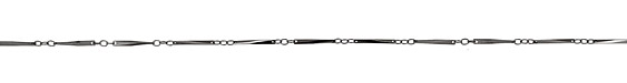 Gunmetal Twisted Bar Chain