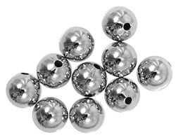Silver (plated) Round 10mm