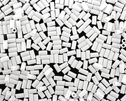 TOHO Opaque White Bugle #1 Seed Bead