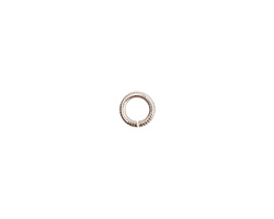 Nunn Design Sterling Silver (plated) Textured Jump Ring 6mm