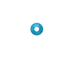 Tagua Nut Turquoise Large Hole Rondelle 3x8mm