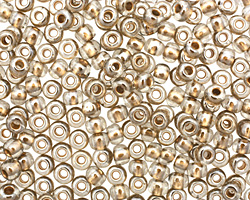 TOHO Black Diamond (with Gold Lining) Round 6/0 Seed Bead