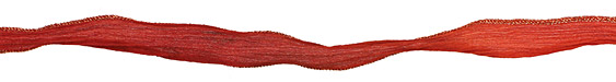 Almost Flameous! Hand Dyed 100% Silk Ribbon 1/2"