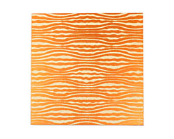 Lillypilly Orange Zebra Anodized Aluminum Sheet 3"x3", 24 gauge
