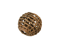 African Brass Basket Round 18-20mm