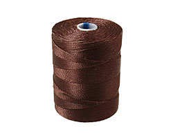 C-Lon Chocolate Micro (.12mm) Bead Cord