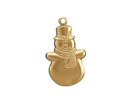 Brass Snowman 15x26