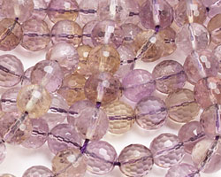 Ametrine Faceted Round 9-10mm