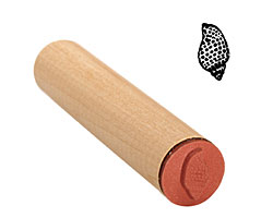 Babylon Shell Mini Rubber Stamp 8x15mm